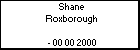 Shane Roxborough