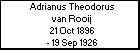 Adrianus Theodorus van Rooij