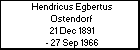 Hendricus Egbertus Ostendorf