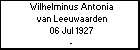 Wilhelminus Antonia van Leeuwaarden