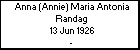 Anna (Annie) Maria Antonia Randag
