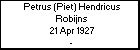 Petrus (Piet) Hendricus Robijns