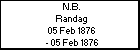 N.B. Randag