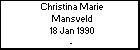 Christina Marie Mansveld