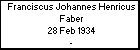 Franciscus Johannes Henricus Faber
