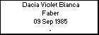 Dacia Violet Bianca Faber